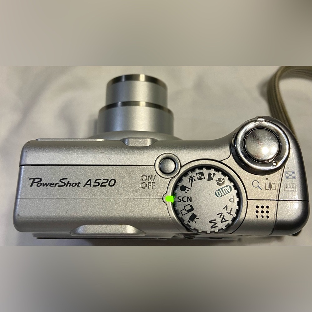 Canon PowerShot A520 Ai AF Digital Camera 4.0 Megapixel 4x Optical Zoom - Works - Picture 6 of 7